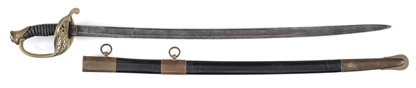 ROBY MODEL 1850 CIVIL WAR STAFF AND FIELD OFFICERS SWORD.                                                                                                                                              