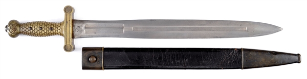 SCARCE 1833 DATED AMES MODEL 1832 SHORT ARTILLERY SWORD.                                                                                                                                                