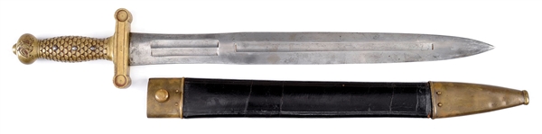 AMES MODEL 1832 SHORT ARTILLERY SWORD.                                                                                                                                                                  