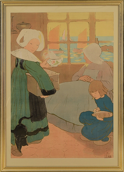 CLEMENTINE HELENE DUFAU (FRENCH, 1869-1937) PARIS EXHIBITION PIECE, 1900                                                                                                                                