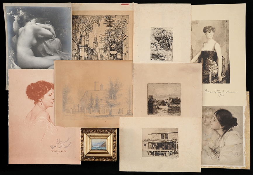 LARGE COLLECTION OF MISCELLANEOUS PRINTS AND DRAWINGS                                                                                                                                                   