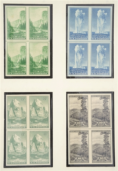 PRIVATE COLLECTION OF 20TH CENTURY US POSTAGE STAMPS.                                                                                                                                                   