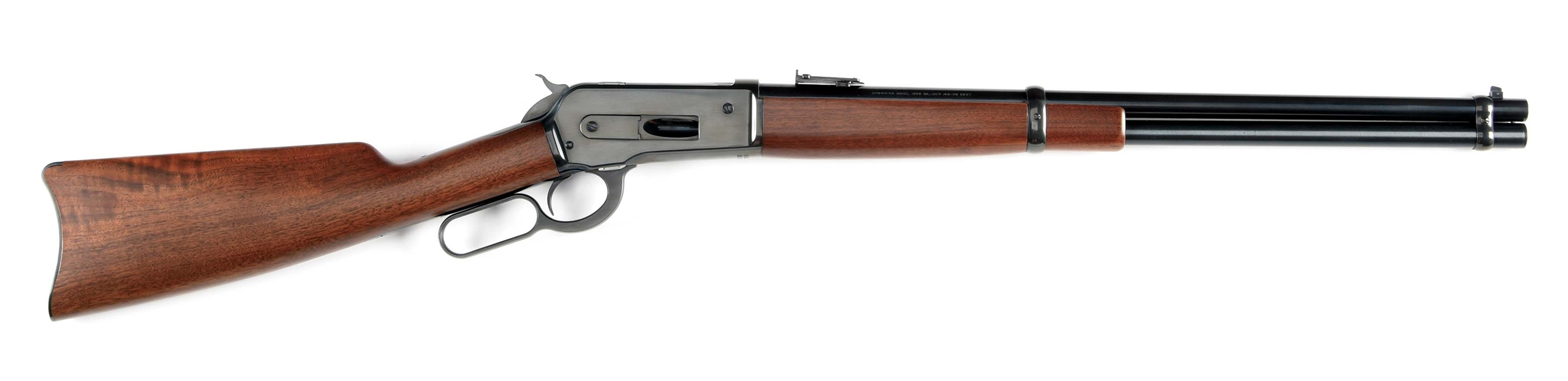 (M) BROWNING MODEL 1886 LEVER ACTION CARBINE.