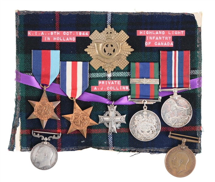 LOT OF 3: WWI BRITISH MARITIME GALLANTRY & WWII CANADIAN KIA MEDAL GROUPS