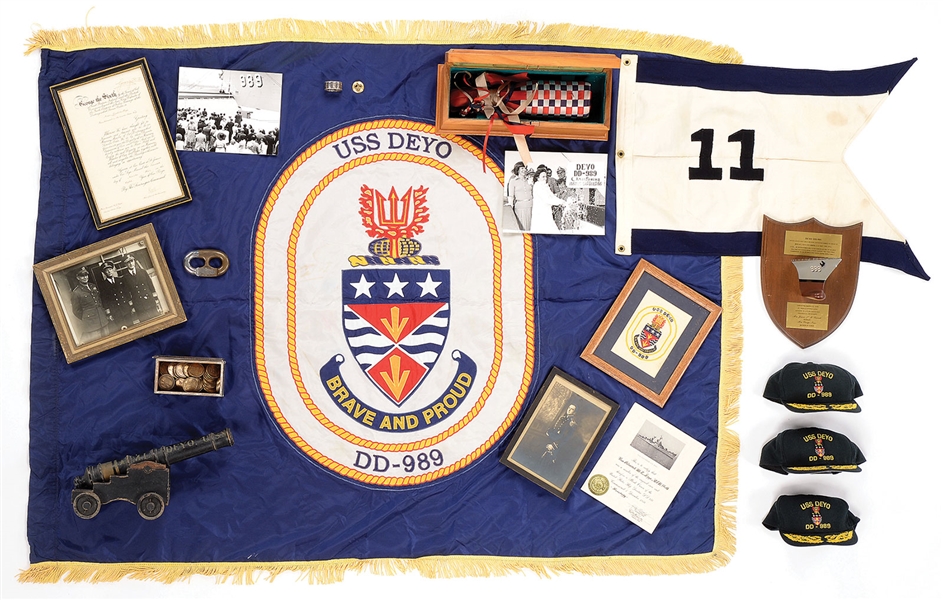 ARCHIVE OF ITEMS FROM VICE-ADMIRAL MORTON L. DEYO.                                                                                                                                                      