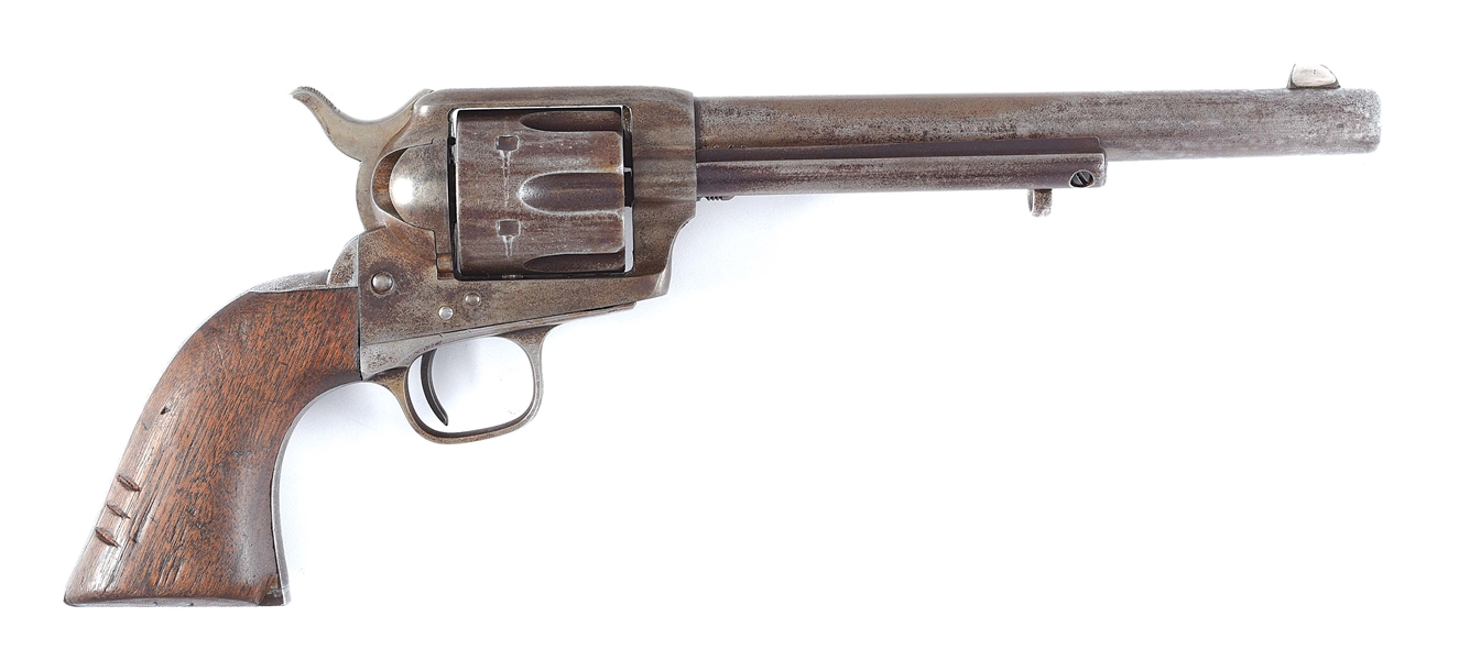 (A) AINSWORTH U.S. INSPECTED COLT SINGLE ACTION ARMY CAVALRY REVOLVER (1874 - CUSTER ERA).