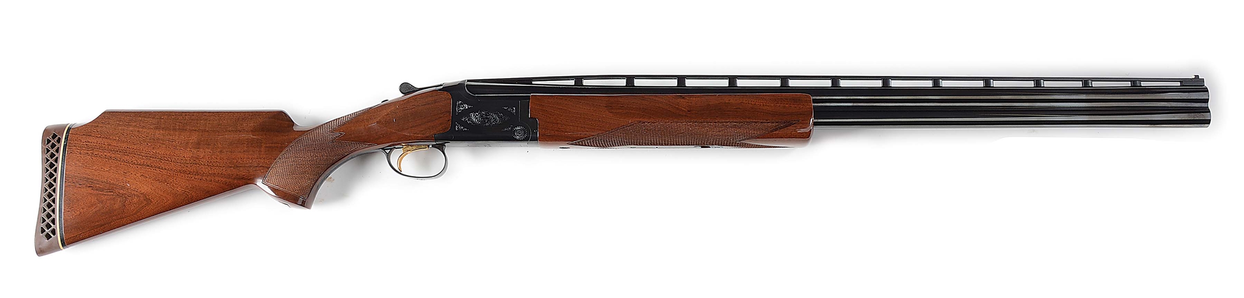 (M) CASED BROWNING CITORI OVER-UNDER TRAP SHOTGUN WITH INVECTOR CHOKES 