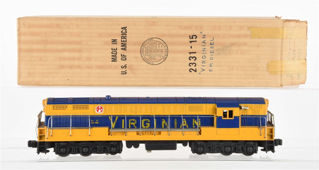 LIONEL NO. 2331 VIRGINIAN FM LOCOMOTIVE.