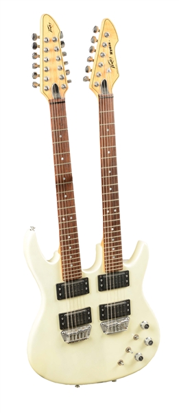 PEAVEY HYDRA DOUBLE-NECK ELECTRIC GUITAR. 