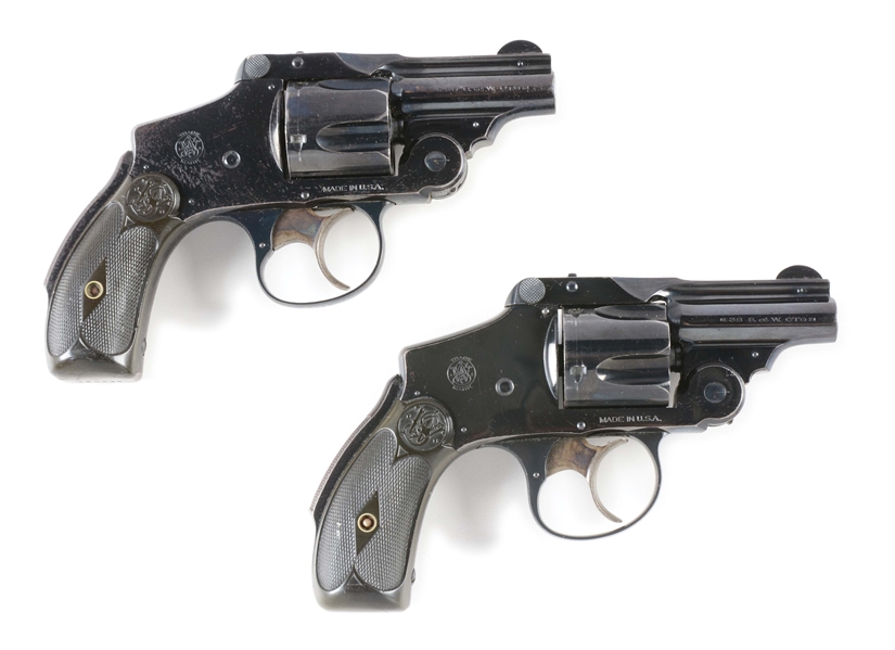 (C) LOT OF 2: SMITH & WESSON NEW DEPARTURE REVOLVERS.