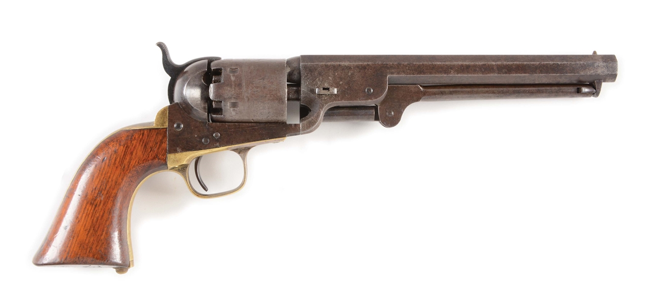 (A) COLT MODEL 1851 NAVY REVOLVER (1858).