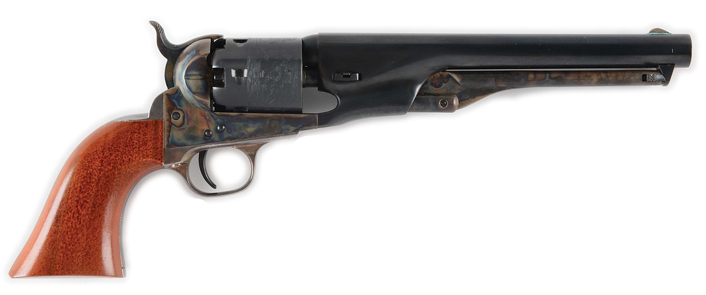 (A) BOXED 2ND GENERATION COLT 1861 NAVY PERCUSSION REVOLVER.