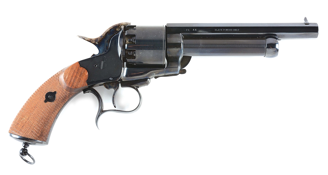 (A) BOXED NAVY ARMS CO. REPRODUCTION LEMAT SINGLE ACTION REVOLVER.