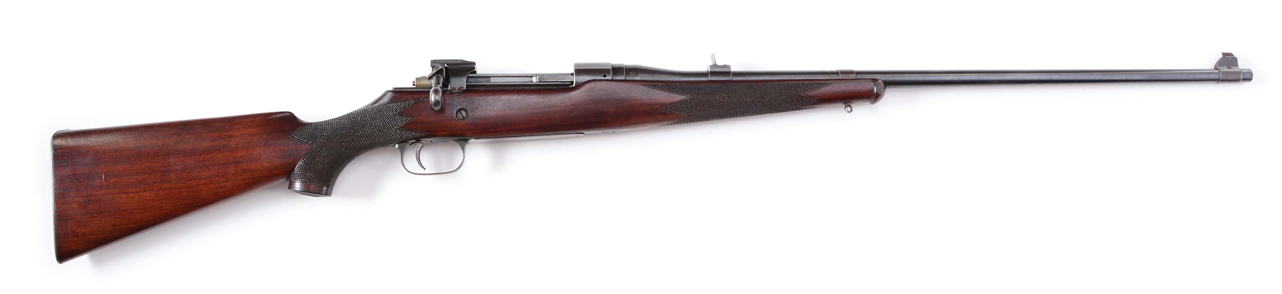 (C) ROSS MDEL 1910 STRAIGHT PULL BOLT ACTION SPORTING RIFLE.