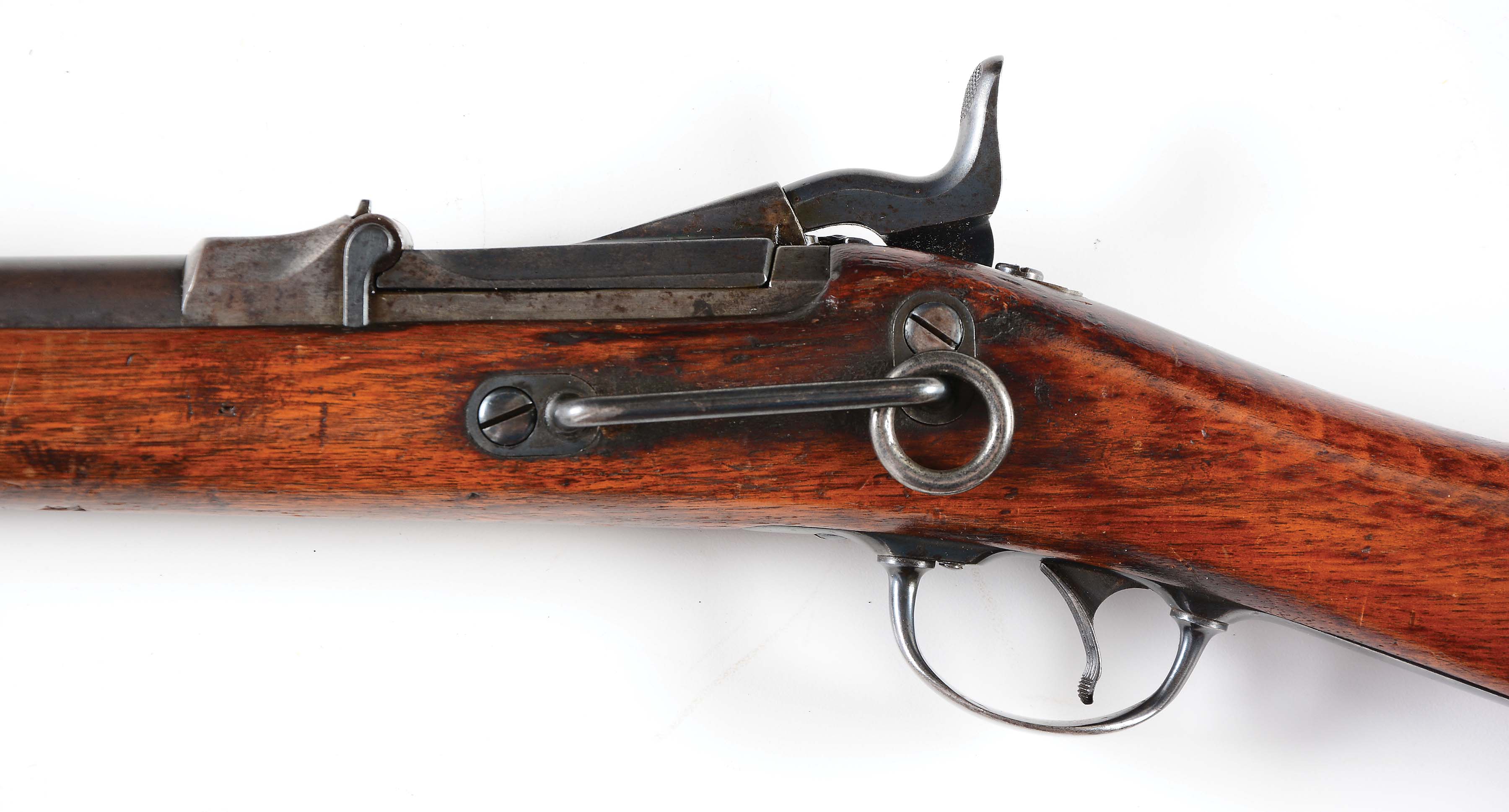 Lot Detail - (A) SPRINGFIELD MODEL 1873 CUSTER ERA TRAPDOOR CARBINE.