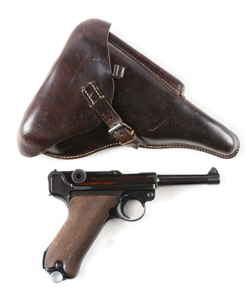 (C) 42 CODE 1939 DATED LUGER P08 SEMI-AUTOMATIC PISTOL