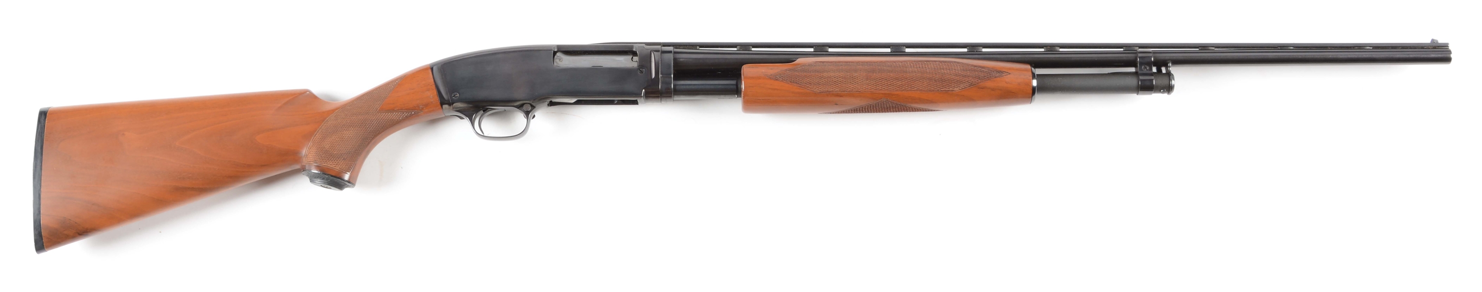(C) WINCHESTER MODEL 42 "SKEET" PUMP ACTION SHOTGUN WITH SIMMONS VENTILATED RIB 
