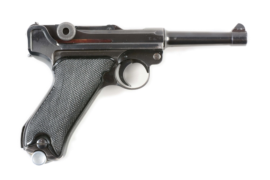 (C) MAUSER BYF CODE 41 DATED P08 LUGER SEMI-AUTOMATIC PISTOL