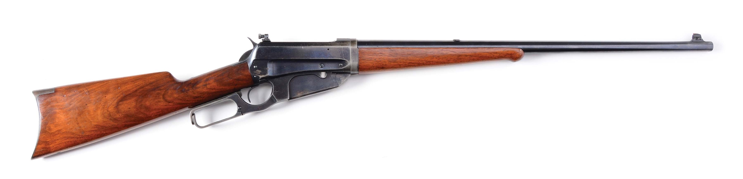 (C) WINCHESTER MODEL 95 TAKEDOWN LEVER ACTION RIFLE (1926).