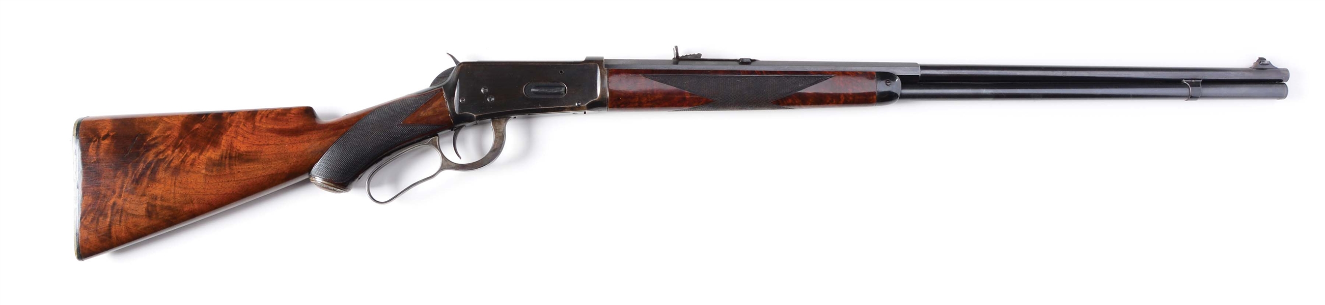 (A) WINCHESTER MODEL 1894 DELUXE LEVER ACTION RIFLE (1895).