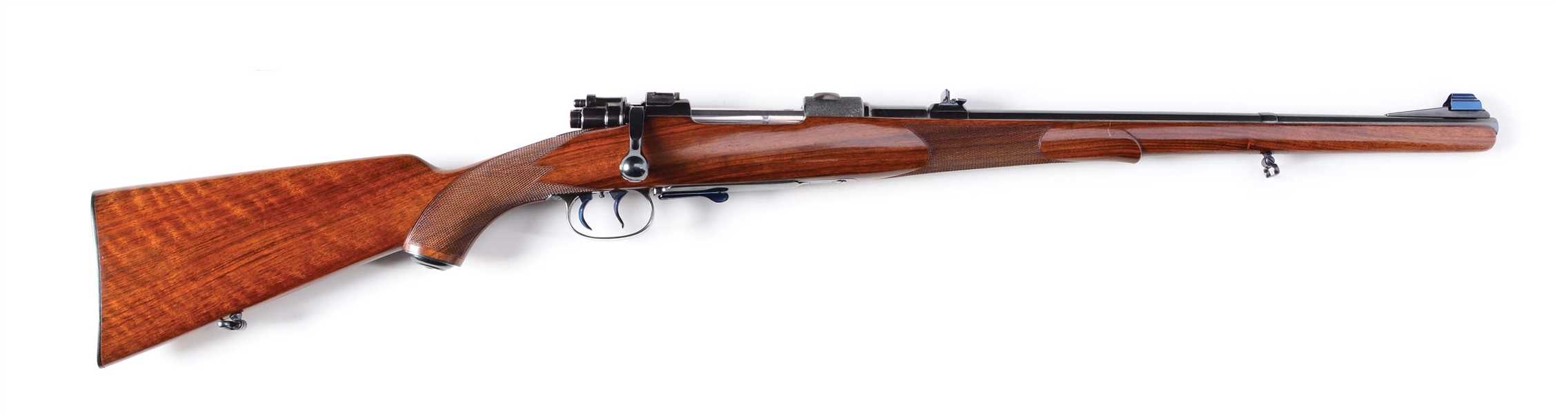 (C) COMMERCIAL MAUSER TYPE S PATTERN 210 BOLT ACTION CARBINE, NICELY RESTORED, AND WITH LEUPOLD SCOPE