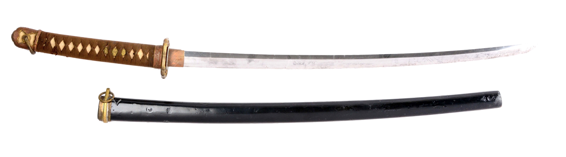WWII JAPANESE SAMURAI SWORD WITH 25" BLADE.