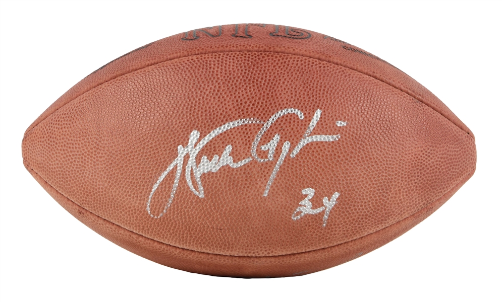 WILSON OFFICIAL NFL FOOTBALL AUTOGRAPHED BY WALTER PAYTON IN CASE.