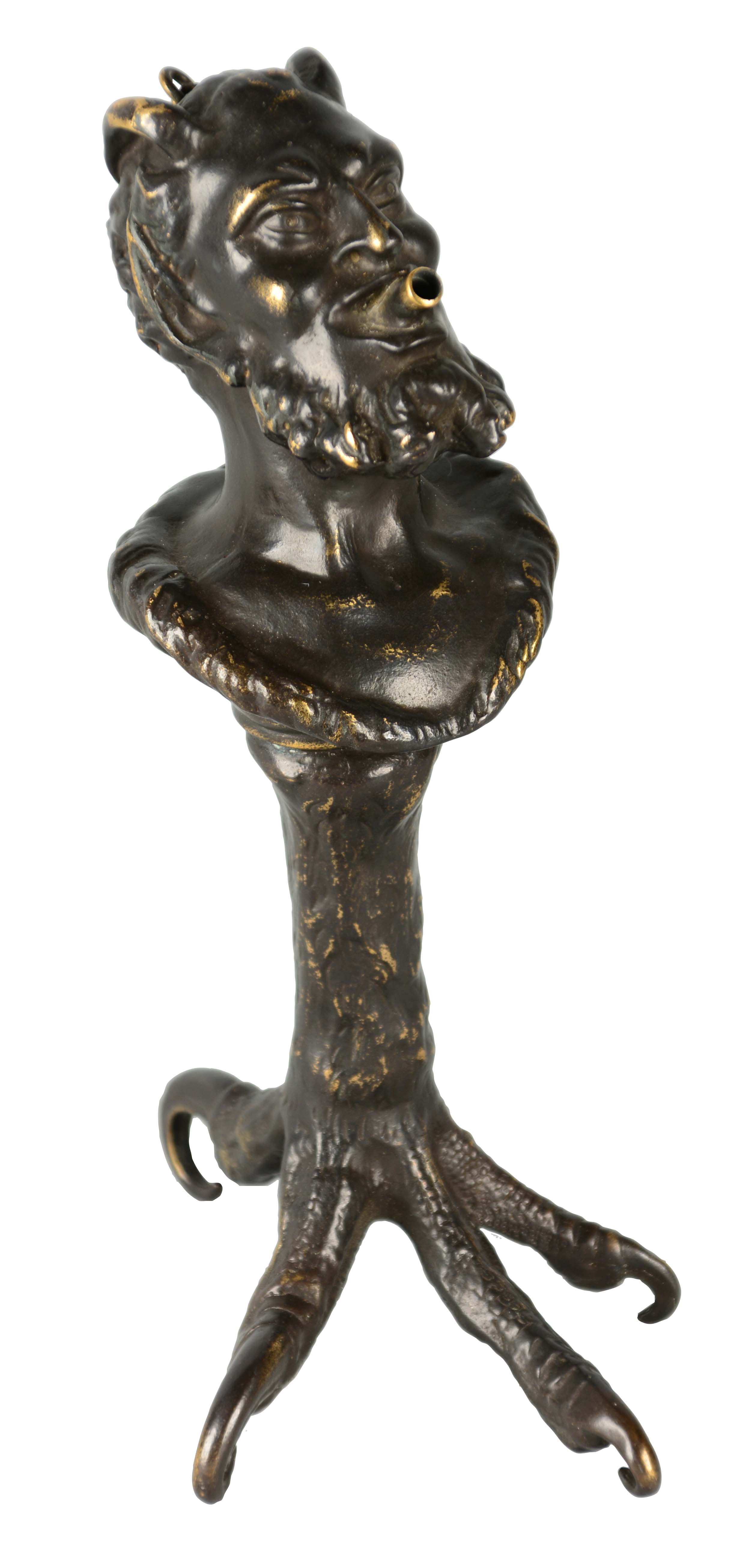 Lot Detail - LATE 19TH CENTURY FIGURAL DEVIL CIGAR LIGHTER.