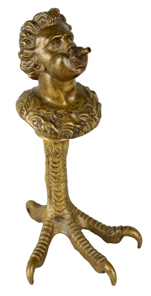 LATE 19TH CENTURY FIGURAL YOUNG BOY CIGAR LIGHTER.