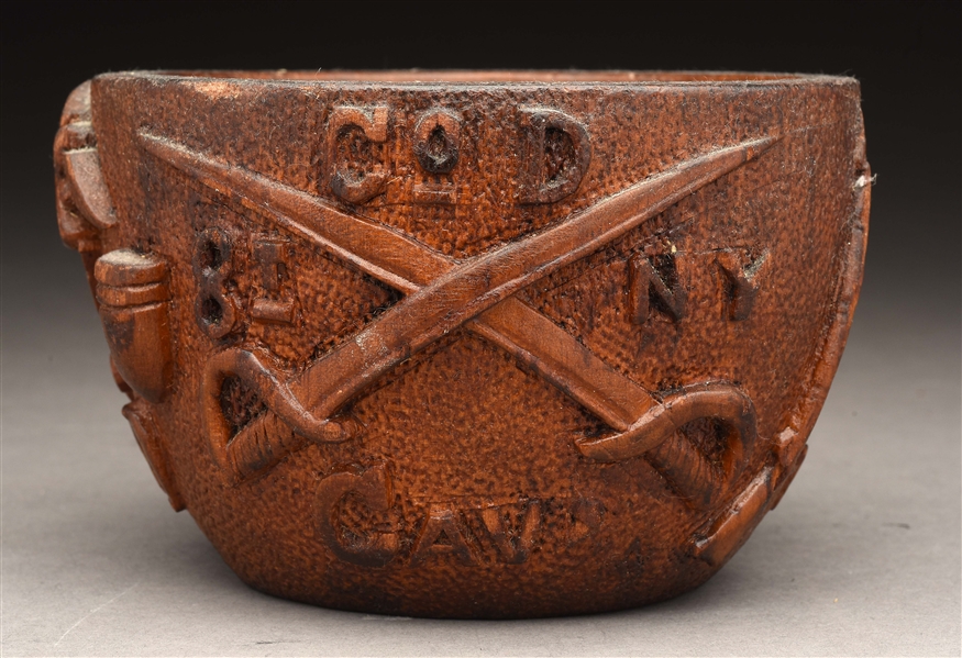 CARVED GRAND ARMY OF THE REPUBLIC BOWL 