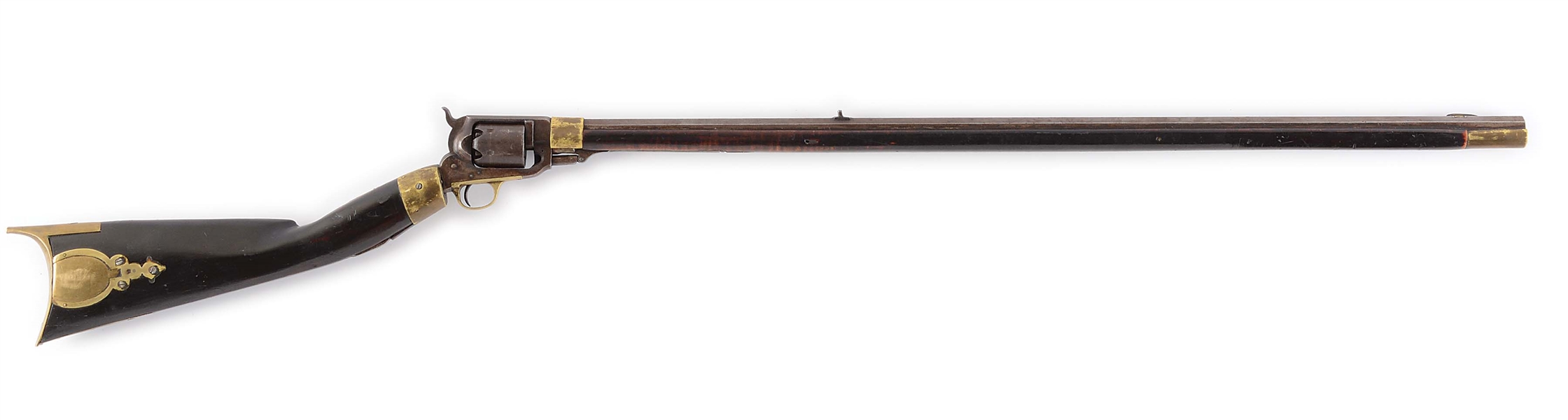 (A) UNIQUE REVOLVING PERCUSSION RIFLE BY KENTUCKY RIFLE MAKER BENJAMIN VORE.