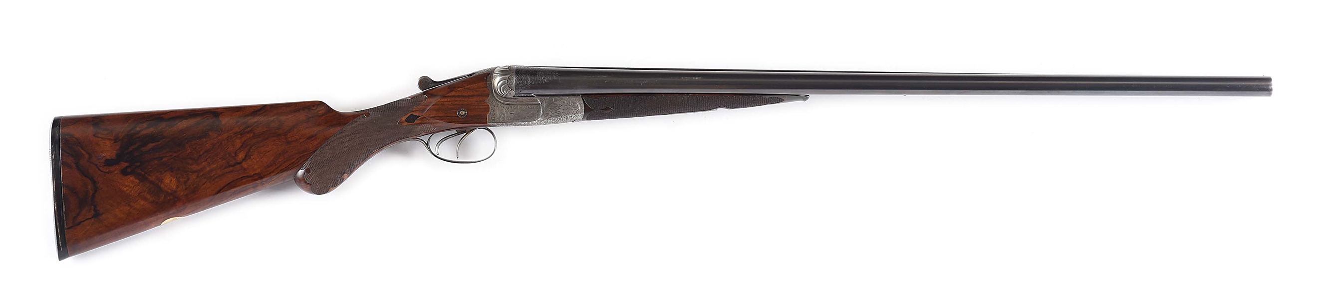 (C) CLASSIC "G 70 EJECTOR" W.W. GREENER IMPERIAL GRADE HEAVY PROOF GAME SHOTGUN EXQUISITELY ENGRAVED BY TOMLINSON WITH CASE AND ACCESSORIES. 