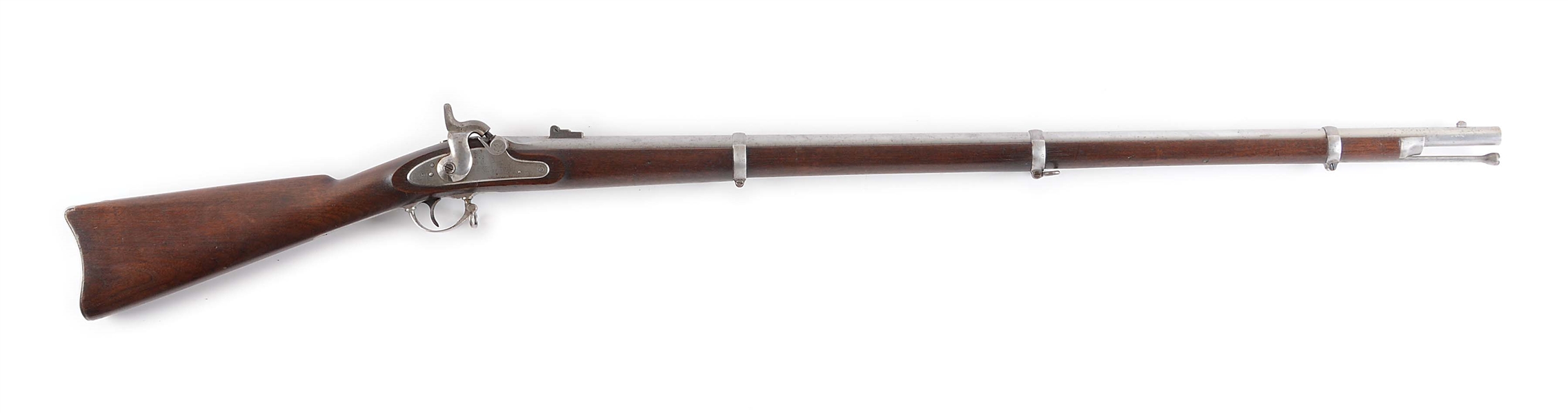(A) COLT SPECIAL MODEL 1861 CIVIL WAR PERCUSSION RIFLED MUSKET DATED 1863.