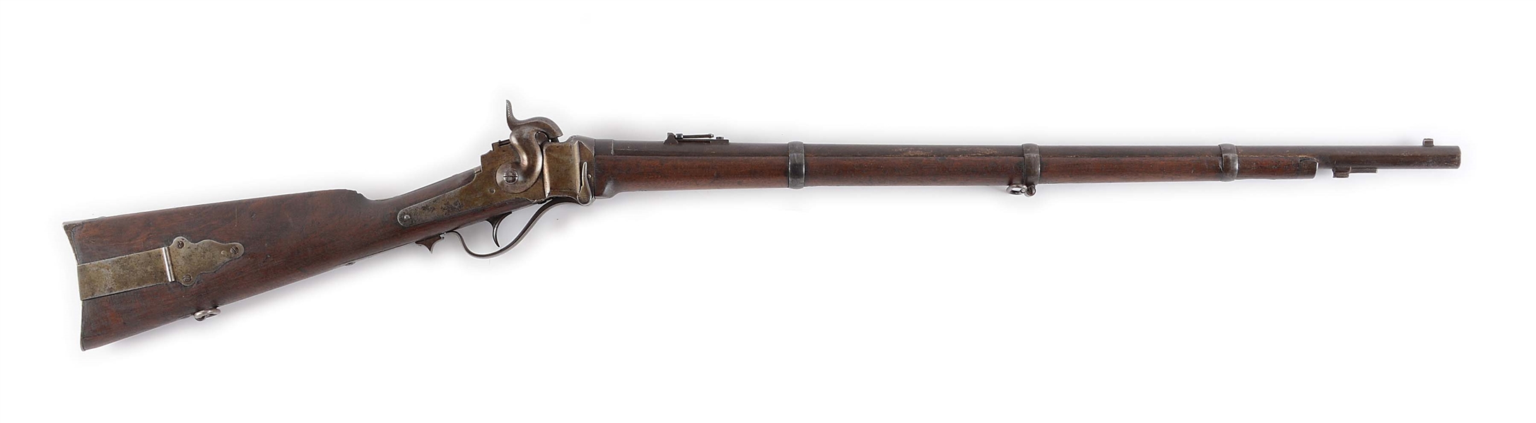 (A) SHARPS NEW MODEL 1859 BREECH LOADING PERCUSSION NAVY CONTRACT RIFLE.