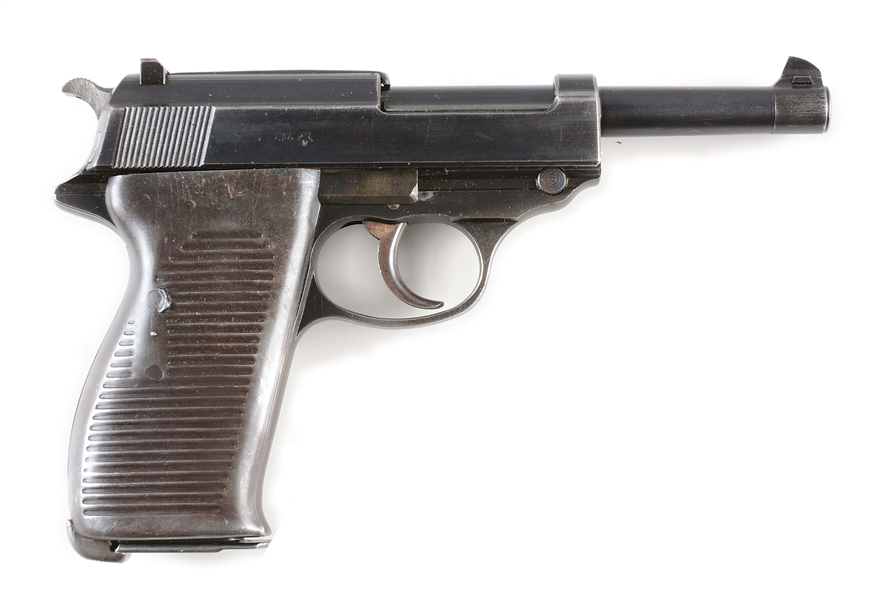 (C) BOXED WALTHER (INTERARMS IMPORT) P.38 SVW CODE "GREY GHOST" SEMI-AUTOMATIC PISTOL.