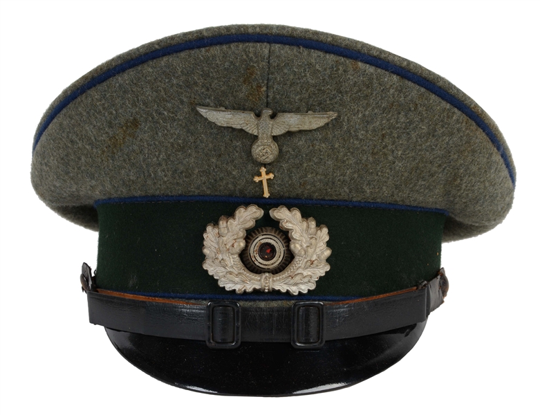 GERMAN WWII HEER CHAPLAIN NCO VISOR CAP.