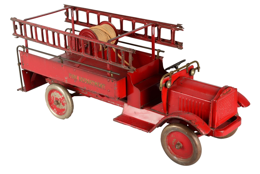 Lot Detail - PRESSED STEEL KEYSTONE FIRETRUCK.