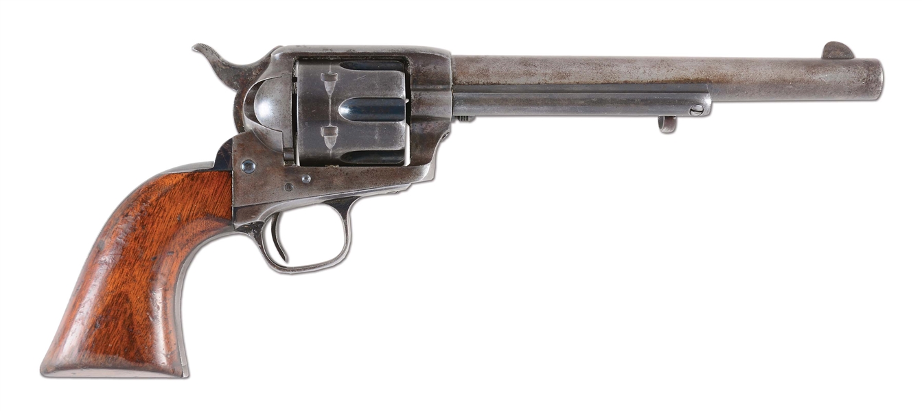 (A) HIGH CONDITION EARLY COLT SINGLE ACTION ARMY REVOLVER (1875).
