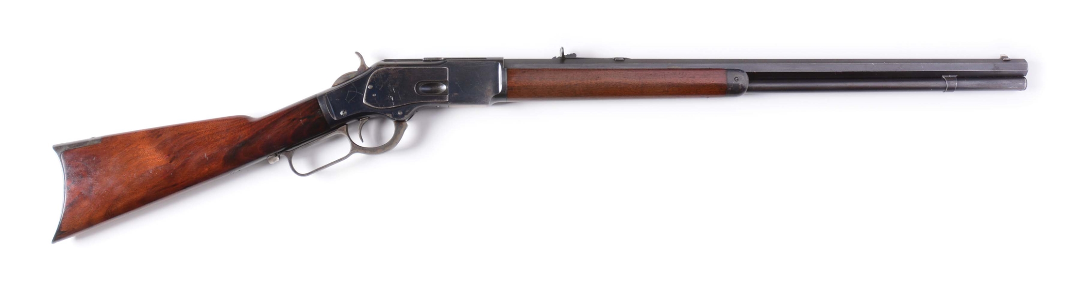 (A) VERY FINE WINCHESTER MODEL 1873 LEVER ACTION RIFLE (1894).