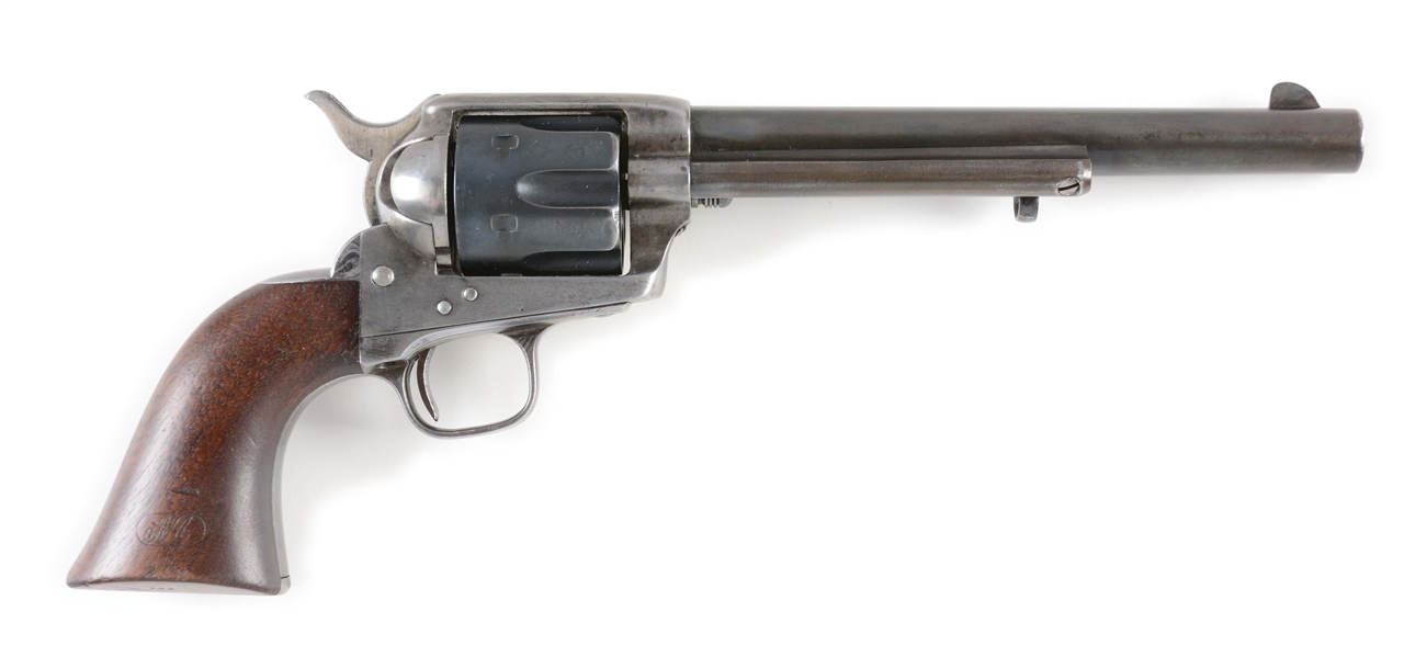 (A) US CAVALRY COLT SINGLE ACTION ARMY REVOLVER (1876).