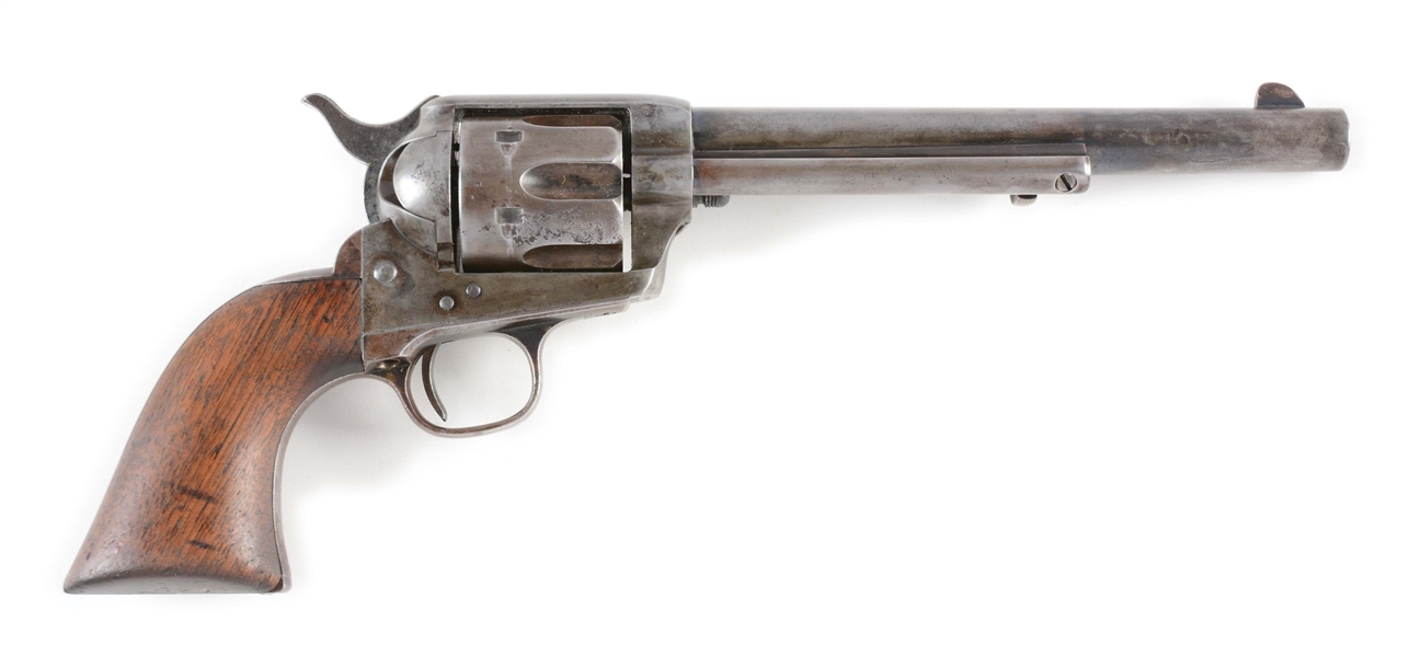 (A) US COLT CAVALRY SINGLE ACTION ARMY REVOLVER WITH KOPEC LETTER (STANHOPE/CARR INSPECTED).