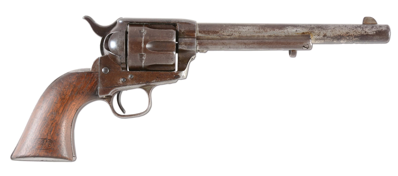 (A) US COLT CAVALRY SINGLE ACTION ARMY REVOLVER WITH KOPEC LETTER (NETTLETON/WHEELER INSPECTED).
