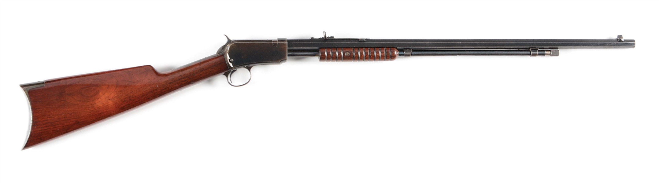 (C) HIGH CONDITION WINCHESTER MODEL 1890 PUMP ACTION RIFLE WITH CASE (1908).