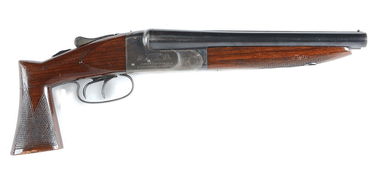 (N) ITHACA NID AUTO & BURGLAR 20 GAUGE SIDE BY SIDE SHOTGUN (REGISTERED AS "ANY OTHER WEAPON")