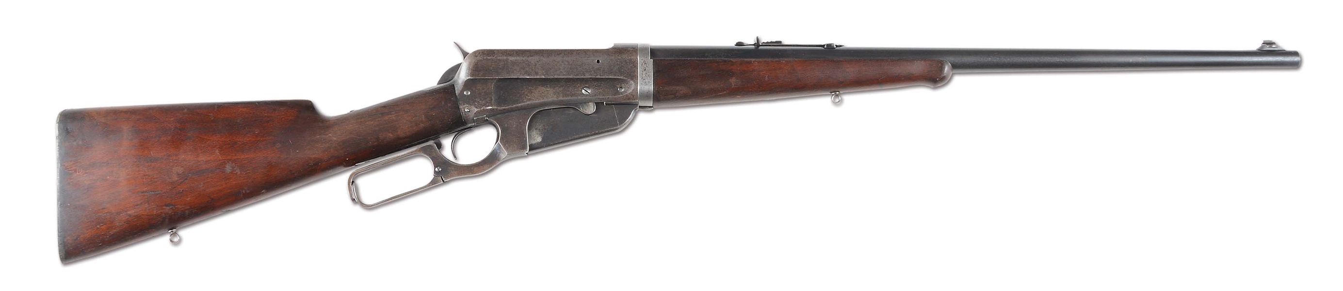 (C) WINCHESTER MODEL 1895 TAKEDOWN .405 LEVER ACTION RIFLE (1915).