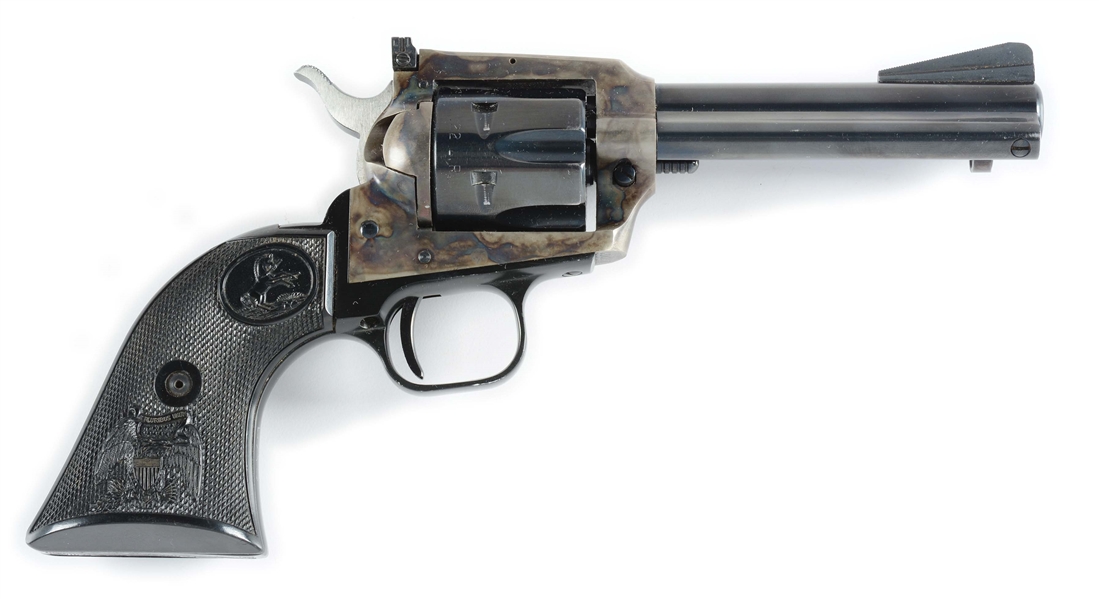 (M) COLT NEW FRONTIER SINGLE ACTION .22 REVOLVER (1973). 