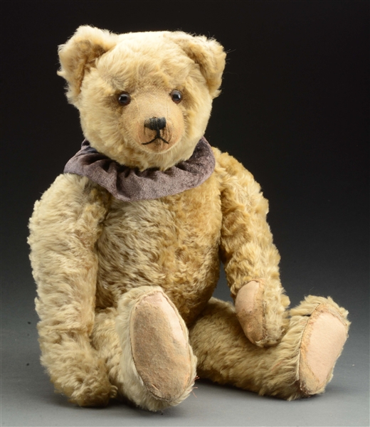 RARE EARLY ENGLISH FARNELL ALPHA TEDDY BEAR.