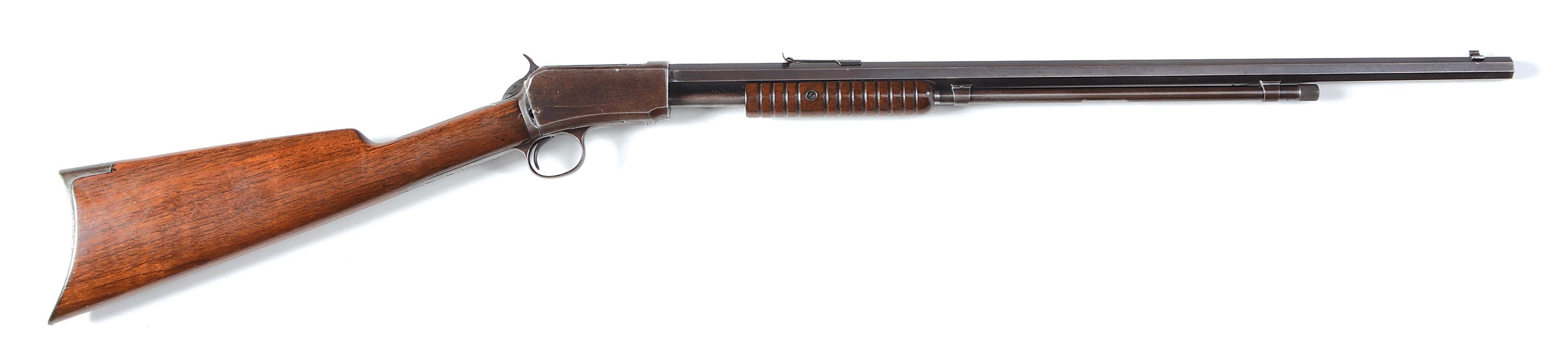 (C) WINCHESTER MODEL 1890 PUMP ACTION RIFLE (1907).