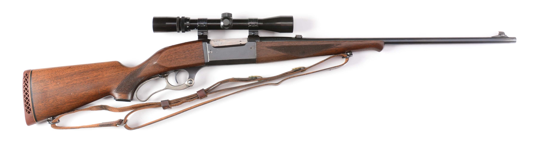 (C) POST-WAR SAVAGE MODEL 99 LEVER ACTION RIFLE.