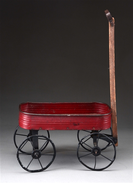 LITTLE RED TIN WAGON. 